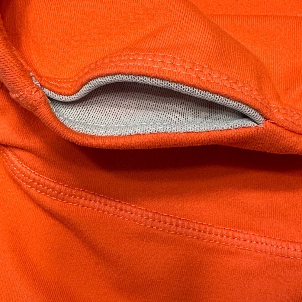 Zella Women's Bright Orange Bike Shorts - Picture 9 of 11